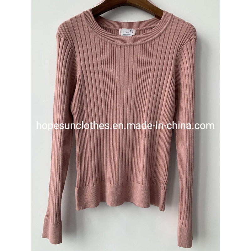 OEM Manufacturer Women Sexy Striped Slim Fit Pullover Knitwear Sweater – Sweater Jumper and Sudaderas price|S