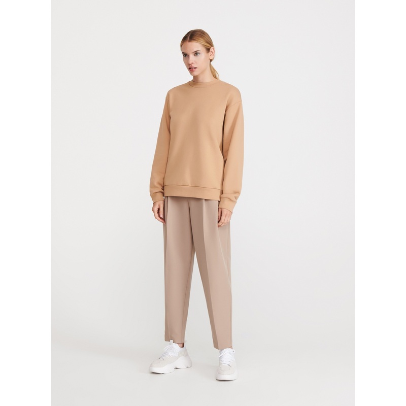 Women Long Sleeve Round Neck Fashion Sweater Clothing – Dress and Clothes price|S