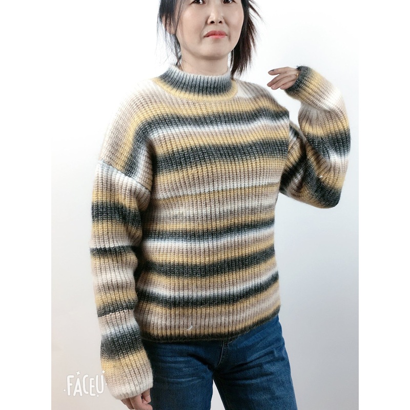 Womens Fit Fashion Stripe Pullover Sweater – Ladies Pullover and Ladies Sweater price|S