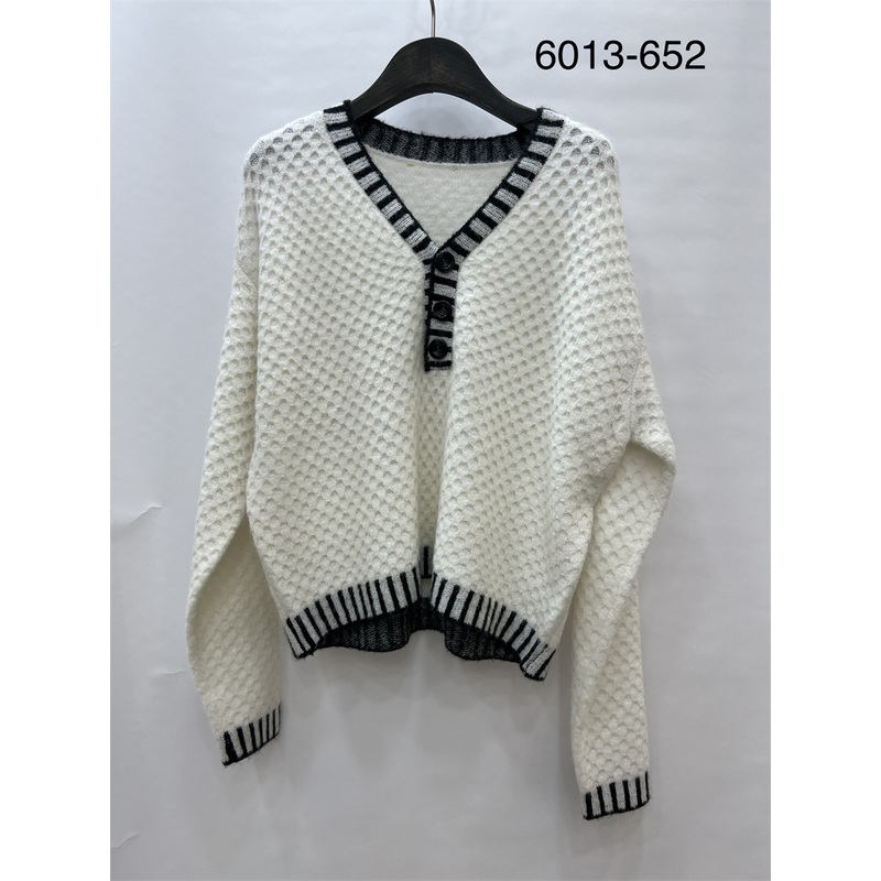 Autumn and Winter New Womens Casual V-Neck Knitted Pullovers Casual Lady Sweater Top – Sweater Top and Knitted Pullovers price|S