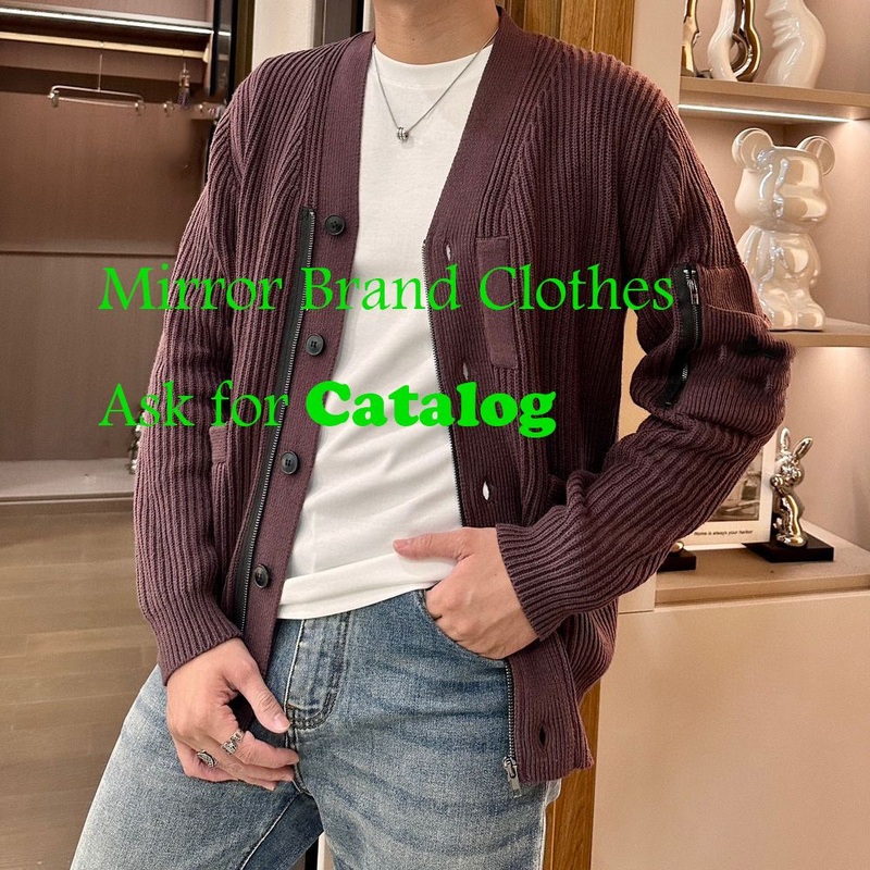 Classic Famous 5A Zip Mens Cardigan Sweater with Brand Logo Decor – Designer Denim Outer Wear and Mens Luxury Clothing price|2XL