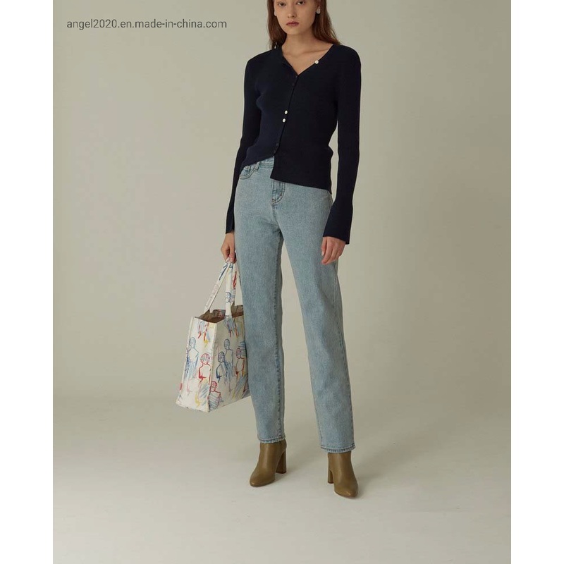 Clothing Ladies Knitted Pullover with Wool Mix Sweaters – Clothes and Fashion price|S