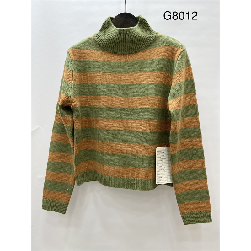 Custom Apparel Elegant Women Striped Sweaters Clothes Casual Loose O-Neck Knitted Pullovers – Sweater Top and Sweater price|S