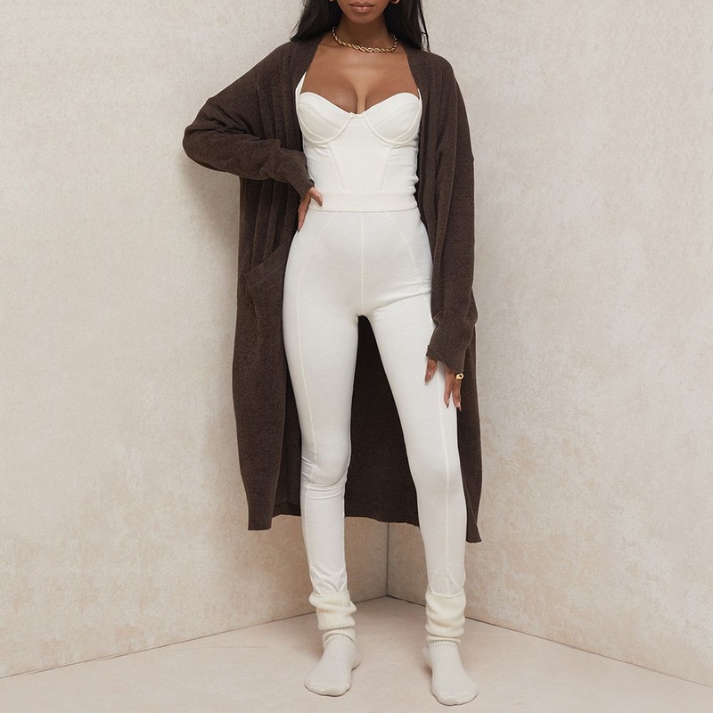 Fashion Women Outfit Chocolate Knit Oversized Cardigan – Women and Oversized Cardigan price