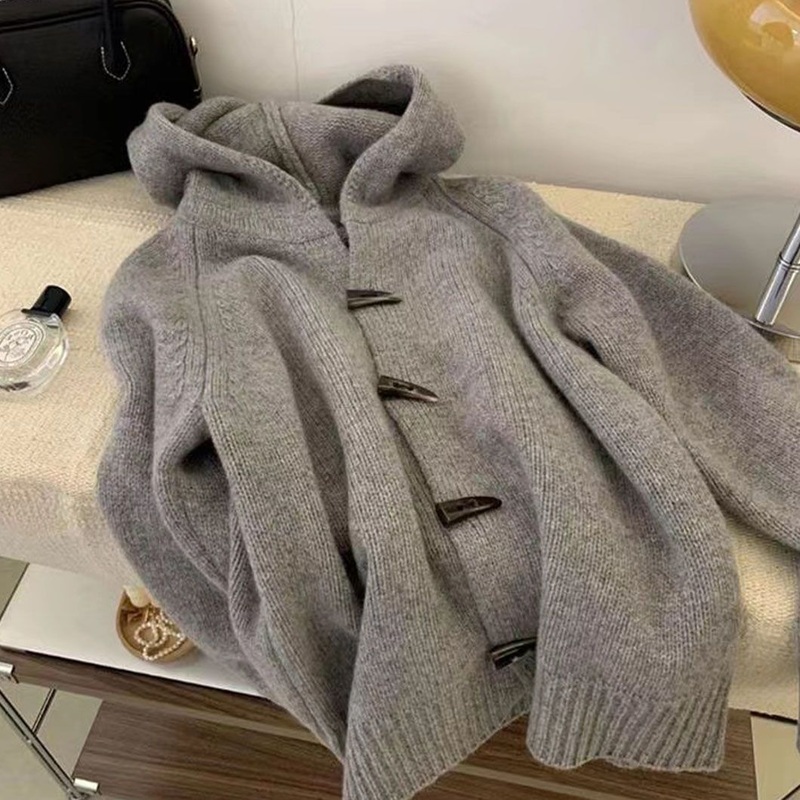 Fashion Xxxxl Hoodies Wool Knitted Cardigan Sweater Women Clothes – Knitwear and Women Clothing price|S