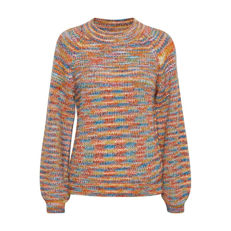 French Blue Mix Knitting Pullover Sweater Knitted Clothes Lady Sweater Women Top – Knitting Sweater and Knitting Pullover Sweater price|S