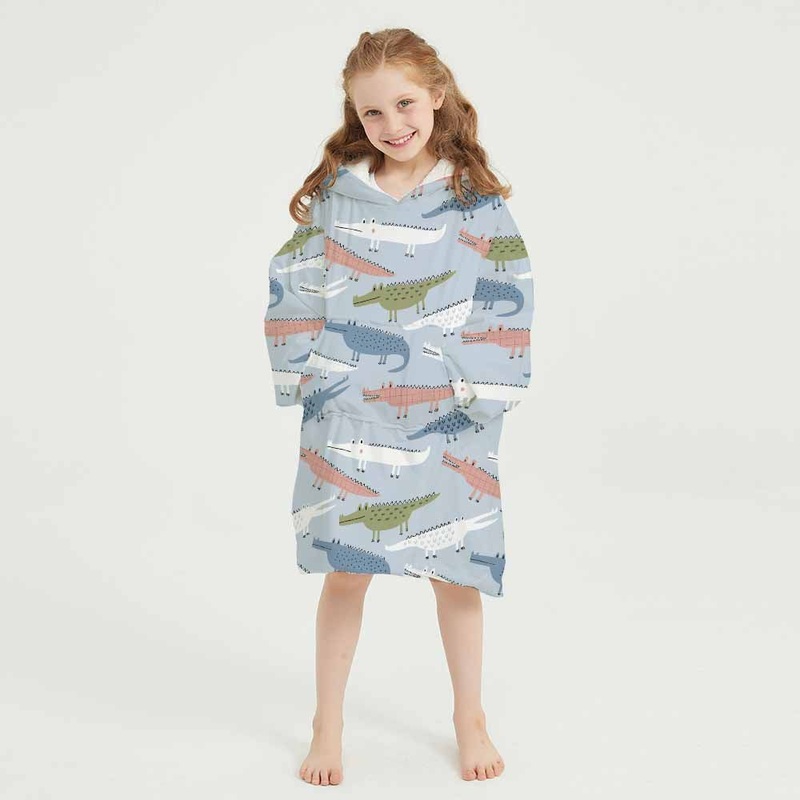 Hooded Dinosaur Childrens Hoodie and Blanket Fleece Oversized Hoodie Blanket for Child – Dino Hooded Blanket and Dinosaur Blanket Hoodie price