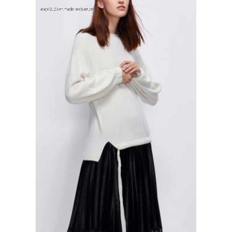 Knitting Wear Ladies Knitted Pullover with Wool Angora Sweaters – Clothes and Fashion price|S