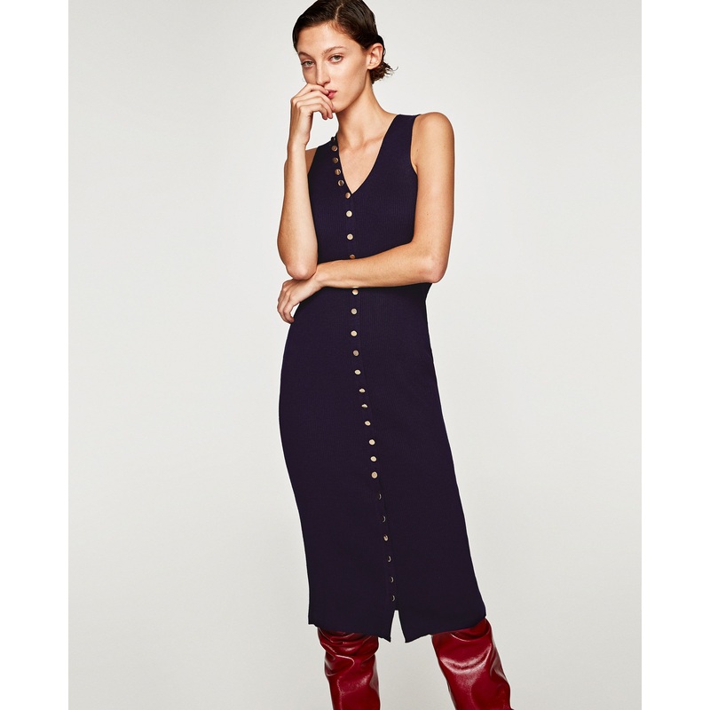 Ladies Deep V Neck Long Sweater Dress with Metal Buttons – Dress and Ladies Sweater price|
                                        <a href="https://www.made-in-china.com/products-search/hot-china-products/S_Dress.html" title="S Dress" style="color:|555;">