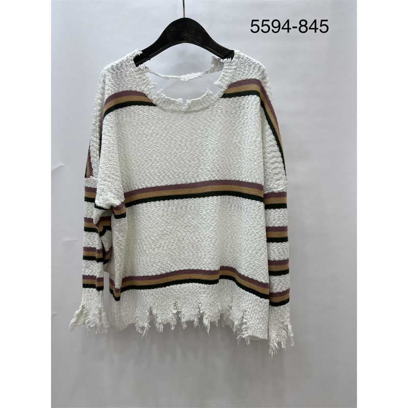 Long Sleeve Knitted Breathable Sweater Popular Styles High Quality Customized Plain Loose Pullovers – Sweater Top and Pullovers price|S