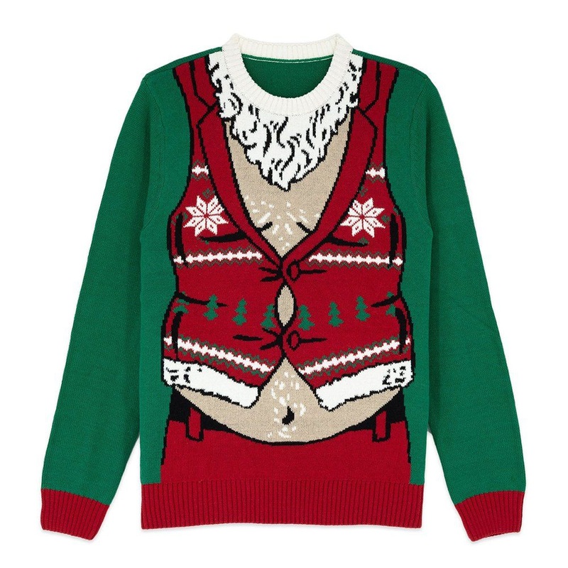Mens Sexy Unisex Pullover Customized Ugly Christmas Sweater Winter Jacquard Sweater – Custom Ugly Christmas Sweater and Mens Sexy Winter Sweater price|S/M/L/Customized Size
