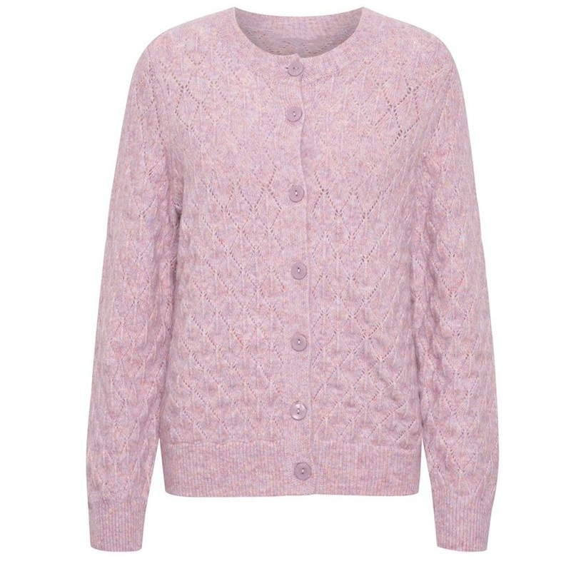 Tea Rose Melange Diamond-Shaped Motif Cardigan Sweater Fashion Sweater – Knitwear Sweater and Wool Sweater price|S