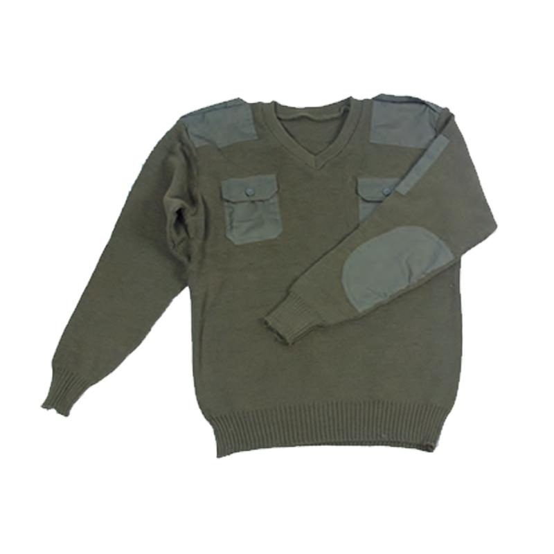 Vertical Stripe Dark Green Sweater – Keep Warm and Windbreak price|S