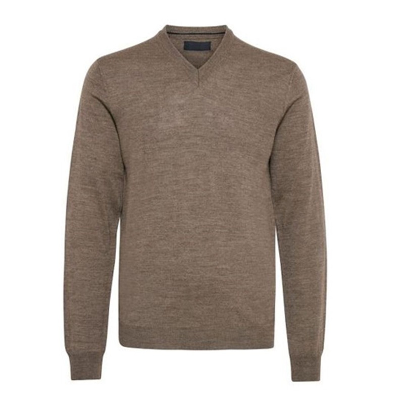 100%Merinowool V-Neck Solid Color Knitting Pullover Sweater for Men – Men Clothing and Fashion Sweater price|S