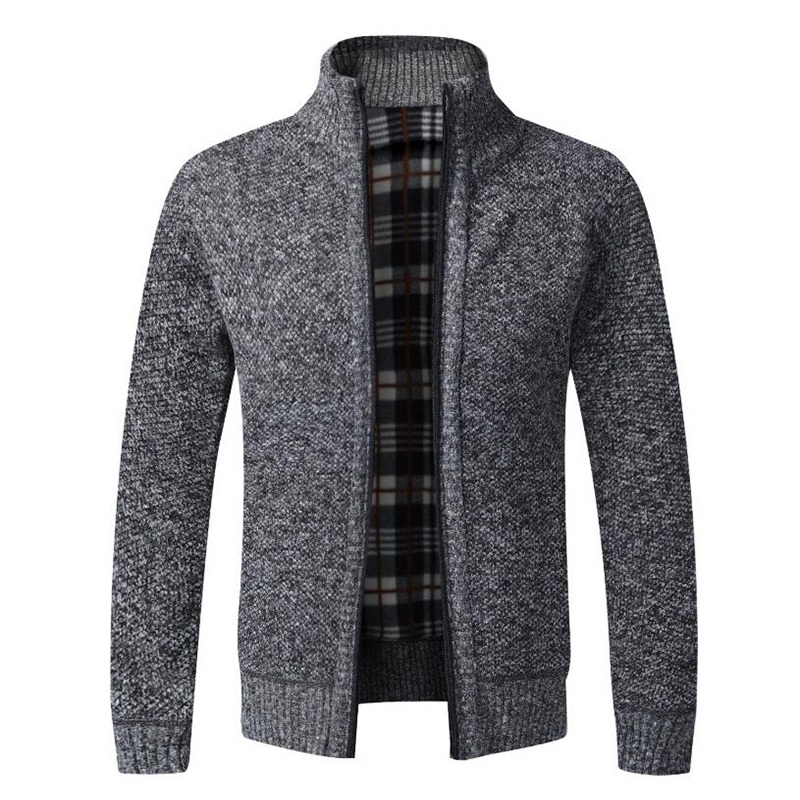 Autumn Mens Casual Long Sleeves Thicken Warm Cardigan Jacket Sweater – Autumn Winter Sweater Top and Sweater Pullover price|S, M, L, XL, 2XL, 3XL