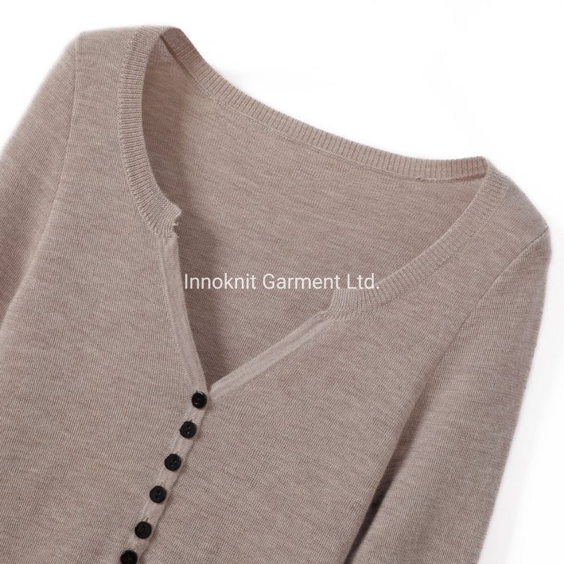 Clothing for Fashion Ladies Knitted Tops with Buttons Sweater – Fashion Sweater and Tops price|S