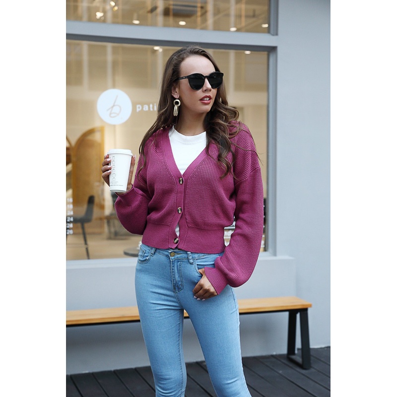 Fall and Winter Cardigan Sweater Women Sexy Clothes Casual Knitwear Sweaters – Women Clothes and Clothing price|S