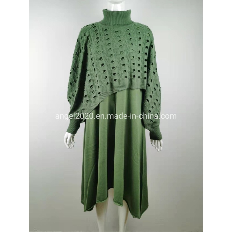 Garments Buyers Ladies Knitted Long Dress of Akcw305 – Sweatsirts and Dress price|L