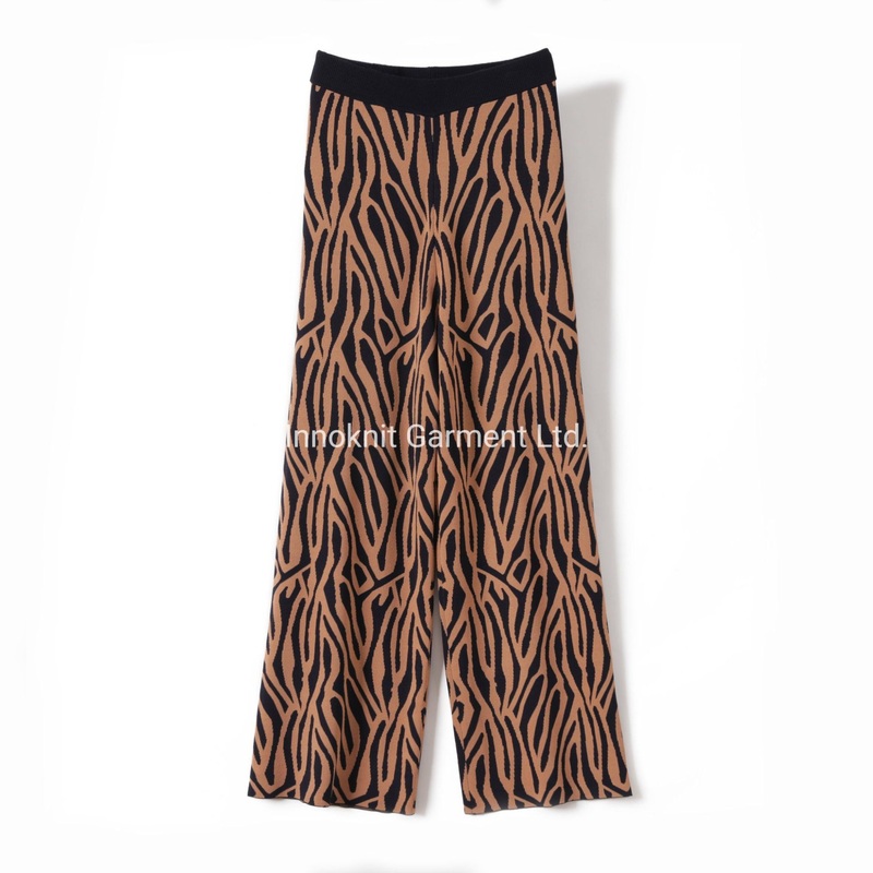 High Quality Woman Fashion Knitted Pants Sweater/Knitwear with Tree Jacquardak20857 – Sweaters and Pants price|S