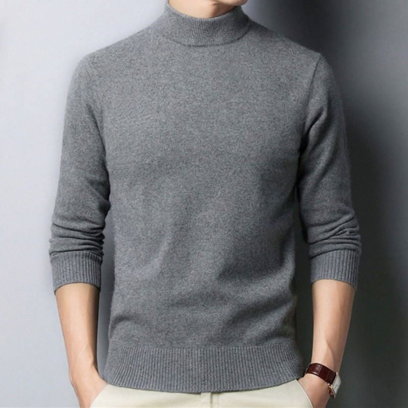 Mens Winter Half Turtleneck Pullover Long Sleeve Sweater – Sweater and Pullover price|S