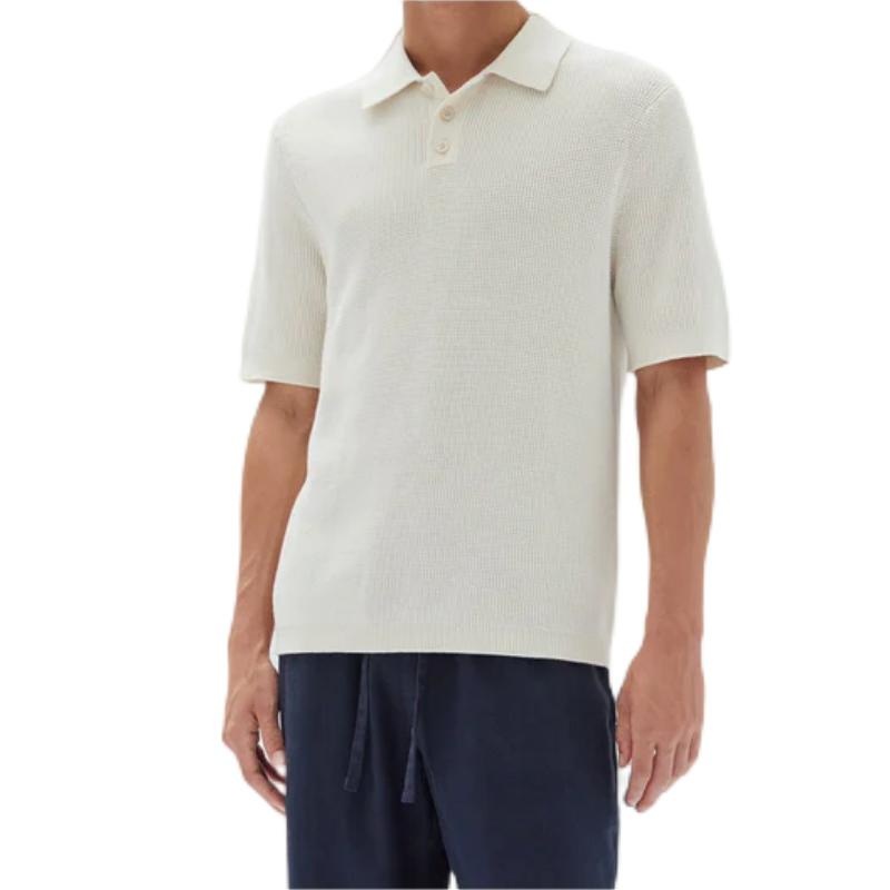 Wholesale Mens Clothes Summer Short-Sleeved Knitted Polo Shirt Mens Knit T-Shirt Pullover – Customized Factory Sweaters and Summer Polo Shirt Men price|S, S/M/L/Customized Size