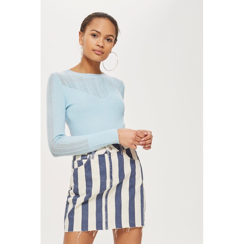 Women Pointelle Detail Top – Dress and Clothes price