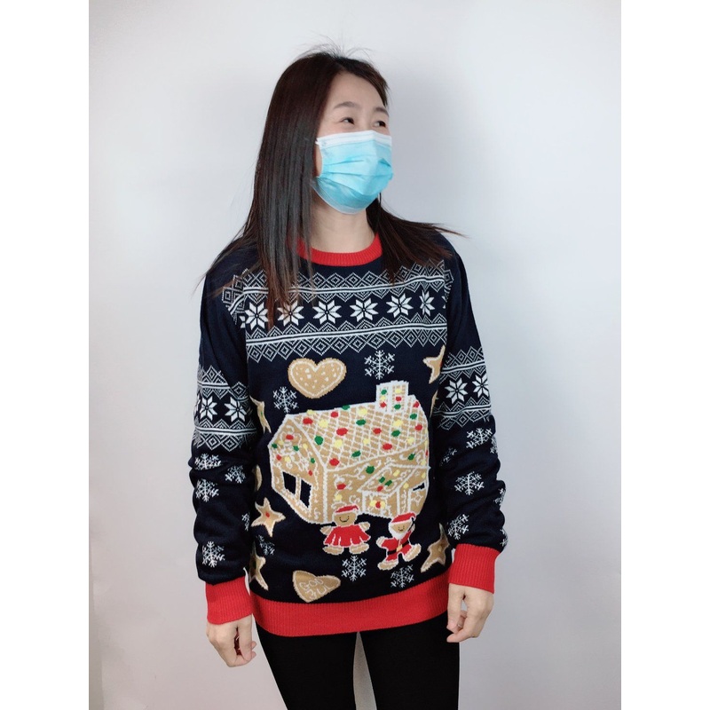 2022 Ladies Fashion Knitted Round Neck Jacquard Pattern Christmas Pullover Sweater – Christmas Sweater and Christmas Knitwear price|S