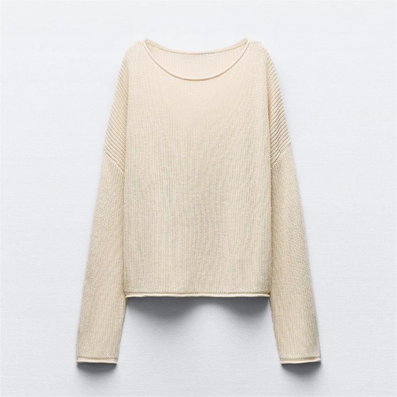 Brand OEM Custom Womens Solid Color Knit Top Pullover Simple Autumn Sweater for Women – Womens Fall Knitwear and Womens Knit Top price|S/M/L/Customized Size