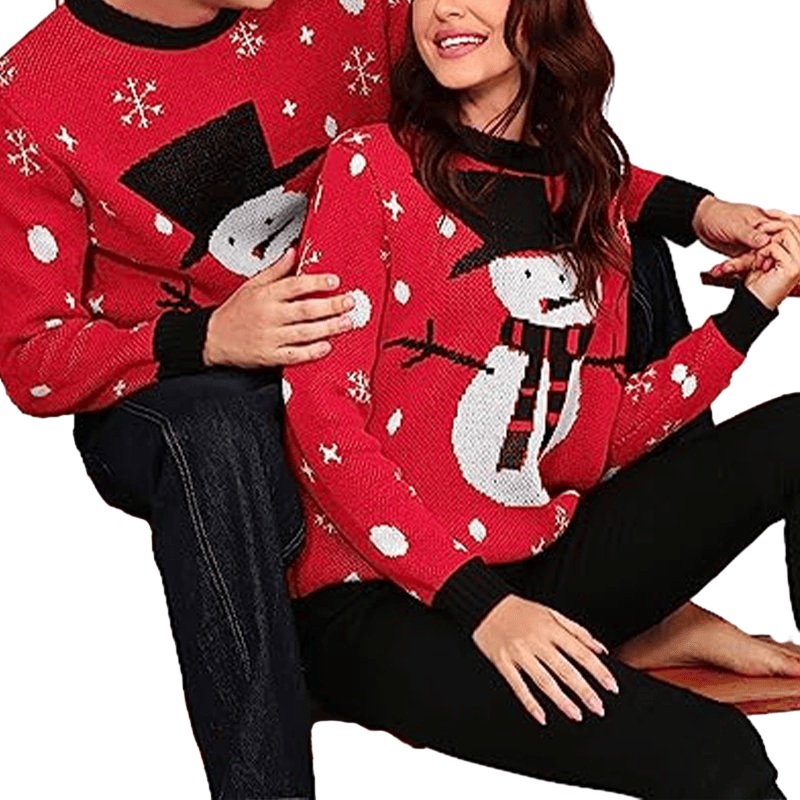 Holiday Clothing Wholesale Unisex Knit Pullover Snowman Jacquard Christmas Ugly Sweater – Customized Factory Sweaters and Wholesale Holiday Sweaters price|S/M/L/Customized Size