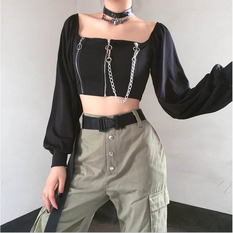 Hot Selling Women S New Fashionable Sexy Backless Tube Top Zipper Crop Tops for Women – Women and Leisure price|S