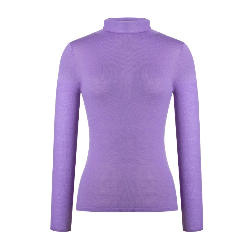 Knitwear Supplier Fleece Jumper Womens Turtleneck Knit Top Fall Winter Long Sleeve 100% Merino Wool Sweaters – Merino Wool Sweater and Women Turtleneck Sweater price|S/M/L/XL