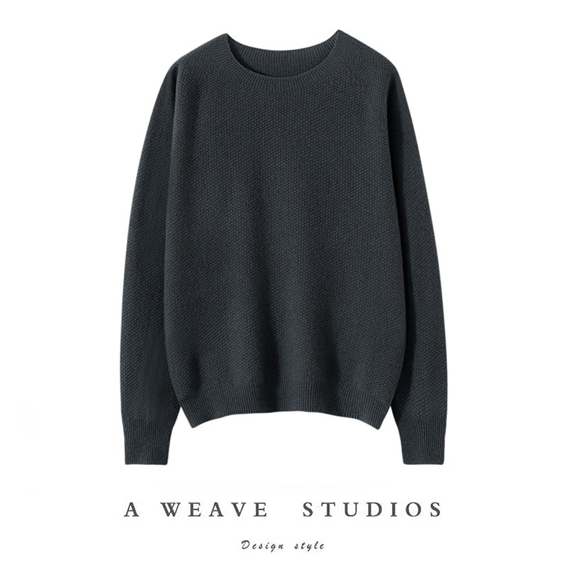 Loose Casual Plus Size Enlarged Ladys Clothing Womens Cashmere Pullover – White and Black price|S-XXXL,Customizable