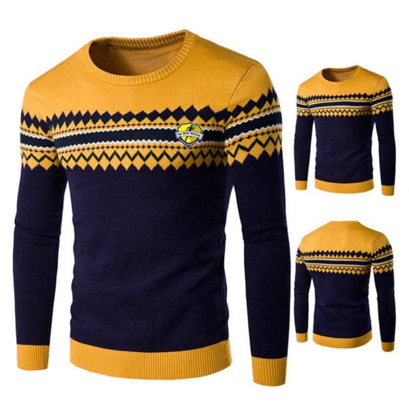 O-Neck Sweater Solid Color 100% Wool Business Sweater Manufacturers Knitwear Mens for Office – Knitwear and Knitted Pullover price|S