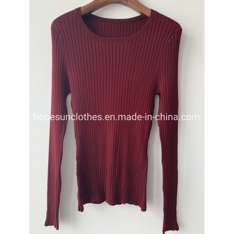 OEM Manufacturer Women Slim Fit Patterned Jacquard Pullover Knitwear Sweater – Sweater Jumper and Sudaderas price|S