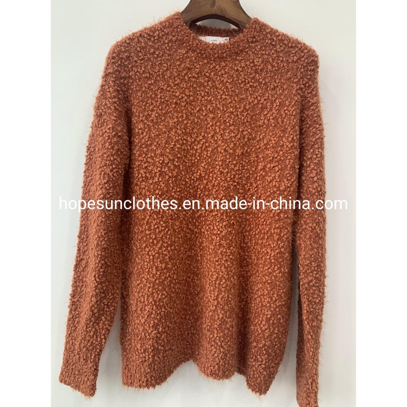 Wholesaler Manufacturer Women Popcorn Polyester Pullover Winter Warm Knitwear Sweater – Sweatshirts and Sweaters price|S