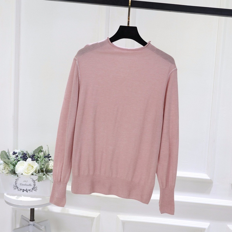 Cashmere Blended Round Neck Knitwear Pullover Sweater for Women – Pullovers and Sweater price|S