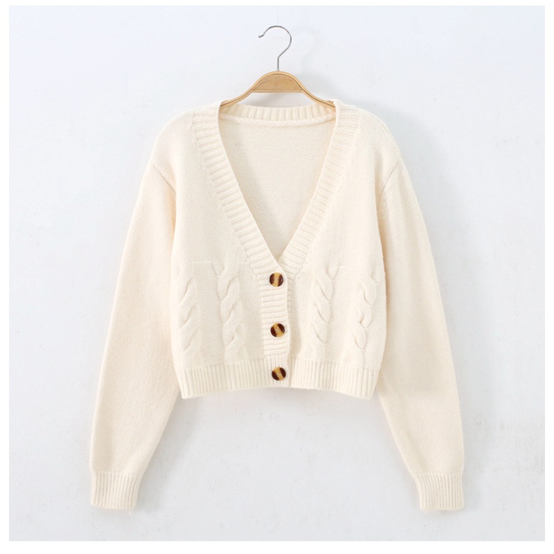 China Clothing Factories Korean Style Jacquard Long Sleeve Women Cardigan Knit Sweater – Mens Sweaters and Custom Sweater price|Accept Customized Size