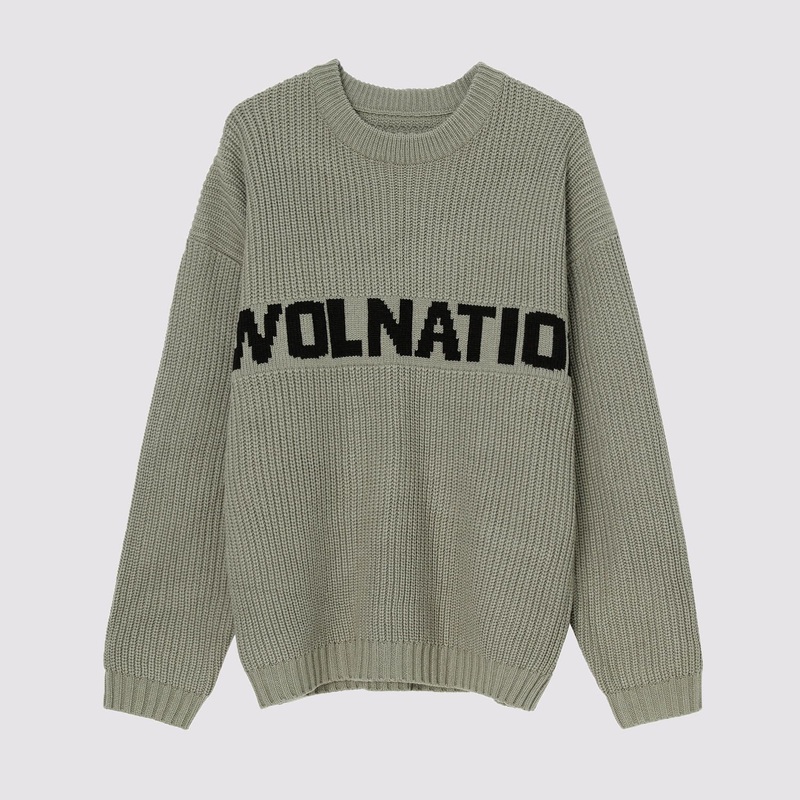 Crewneck High Quality Jacquard Knit Pullover Custom Logo Men Designer Sweater Clothing – Sweaters for Women and Mohair Sweater price|S