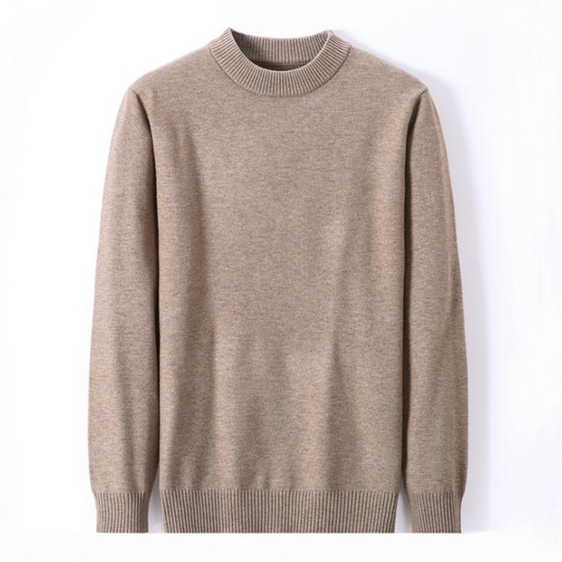 Fall Winter Men Slim Turtleneck Knitted 100% Wool Business Sweater – Autumn Winter Sweater Top and Wool Sweater Pullover price|S, M, L, XL, 2XL, 3XL