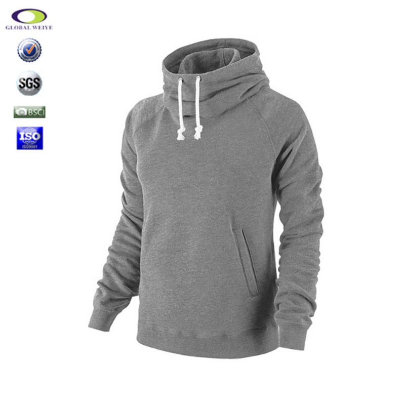 Men Plain Without Zipper No Pocket High Funnel Neck Hoodie – Men High Neck Hoodie and Plain Hoodie No Pocket price|Custom Size