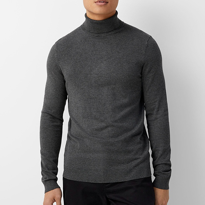 Mens Long-Sleeve Soft Touch Turtleneck Sweater – Sweater and Knitted Sweater price|S