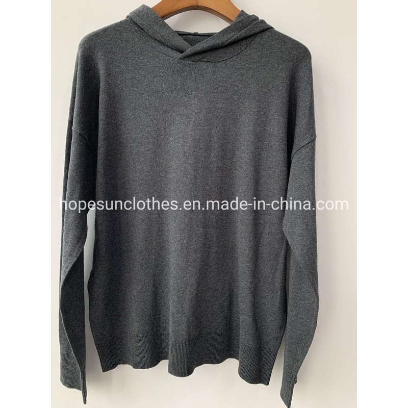 OEM Manufacturer Men Hooded Drop Sleeve Pullover Knitwear Sweater – Sweater and Knitwear price|S