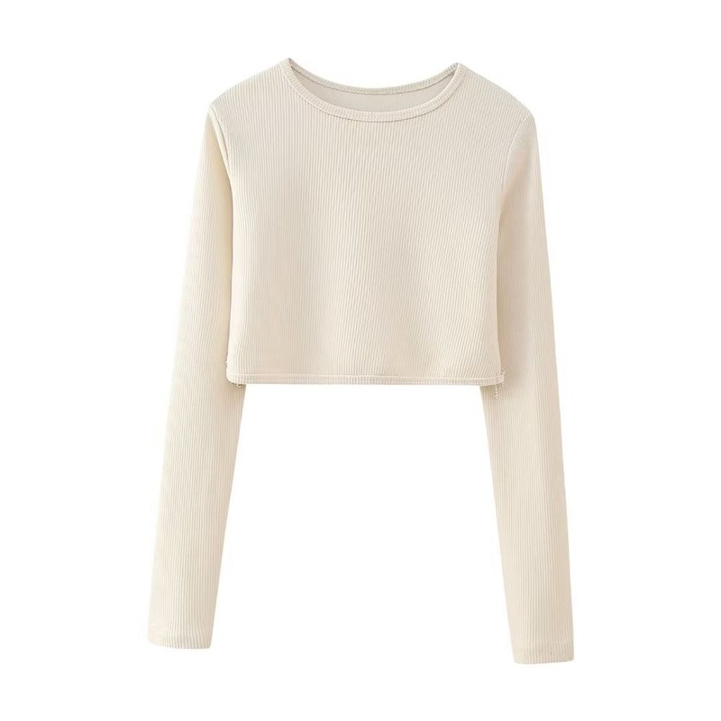 Pb&Za Womens Clothing Wholesale Brightly Decorated Soft Woven Short Top – Designer Sweater and Sweaters for Women price|S, S.M.L