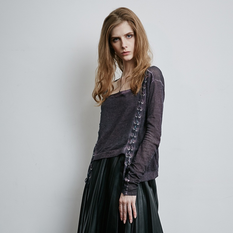 Pm-036 Punk High Quality&Fashion 100% Linen Sweater Design for Women – Sweater and Fashion Sweater price|S, Xs-M/L-XXL