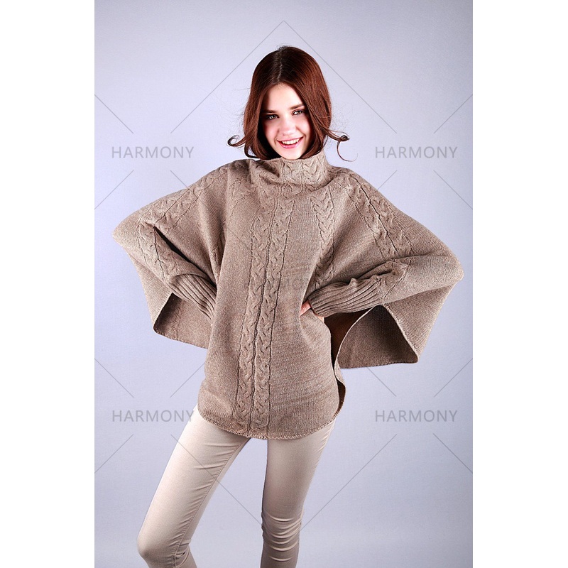Cashmere Cable Pullover with Batwing Sleeve and Width Lower Hem – Cashmere Pullover and Batwing-Sleeved price|S