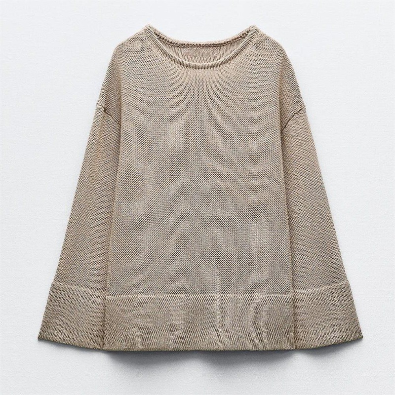 Casual Knit Long Sleeve Sweater Factory Custom Ladies Pullover Unisex Sweatshirt – Women Sweater and Ladies Sweater Pattern price|S/M/L/Customized Size