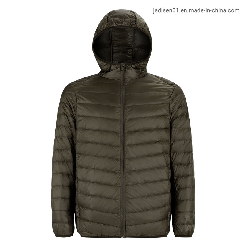 Custom Wholesale Dark Green Color Men Clothing in Winter Down Coat – Coat and Down Coat price|M, M-2XL
