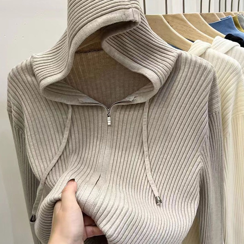Fashion Rib Xxxxl Hoodies Wool Cardigan Sweater Women Clothes – Knitwear and Women Clothing price|S