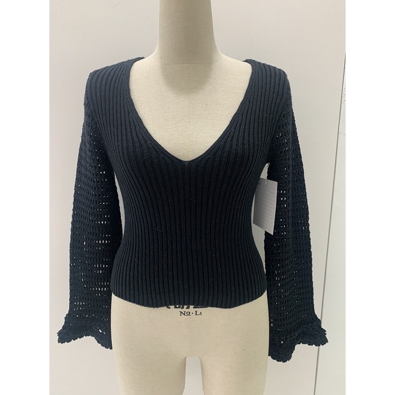 Long Sleeve V Neck New Knitwear Style – Knitwear Apparel Dresses and Cardigan Womensweater price|S, Customized