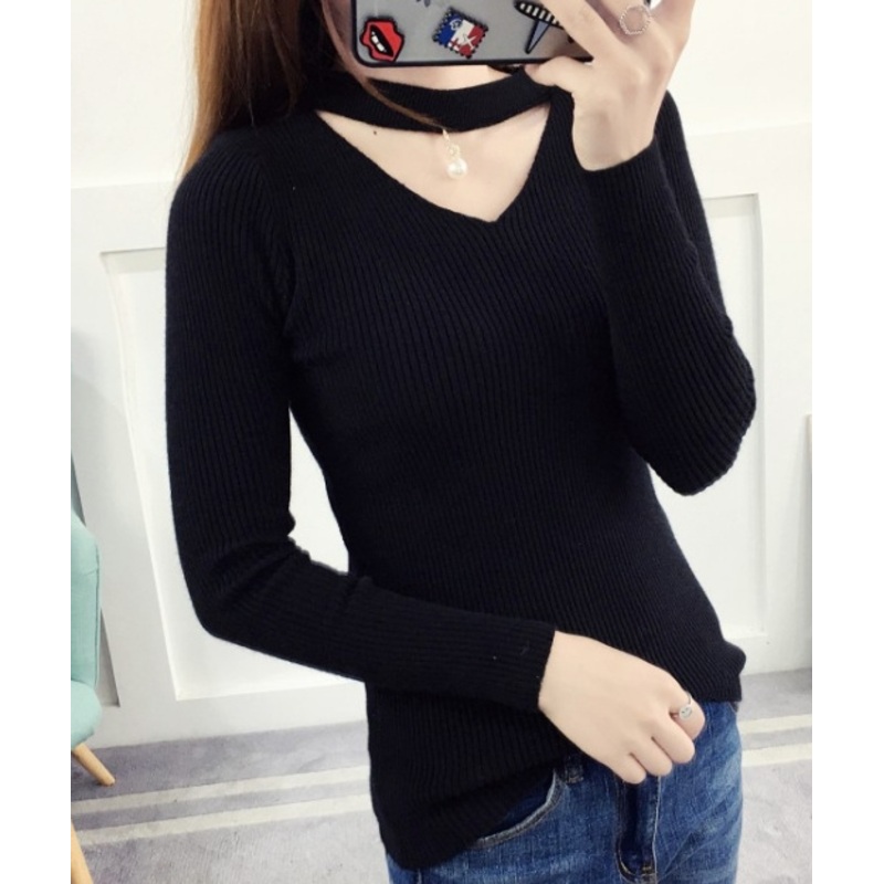 Thin Slim Shirt Sweater (BTQ212) – Knitted Sweater and Women Sweater price|S